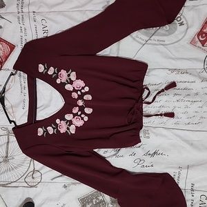 Long Sleeve Crop Top